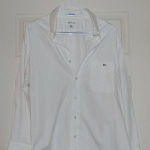 2 Men's Paul Fredrick Dress Shirts White 17-32